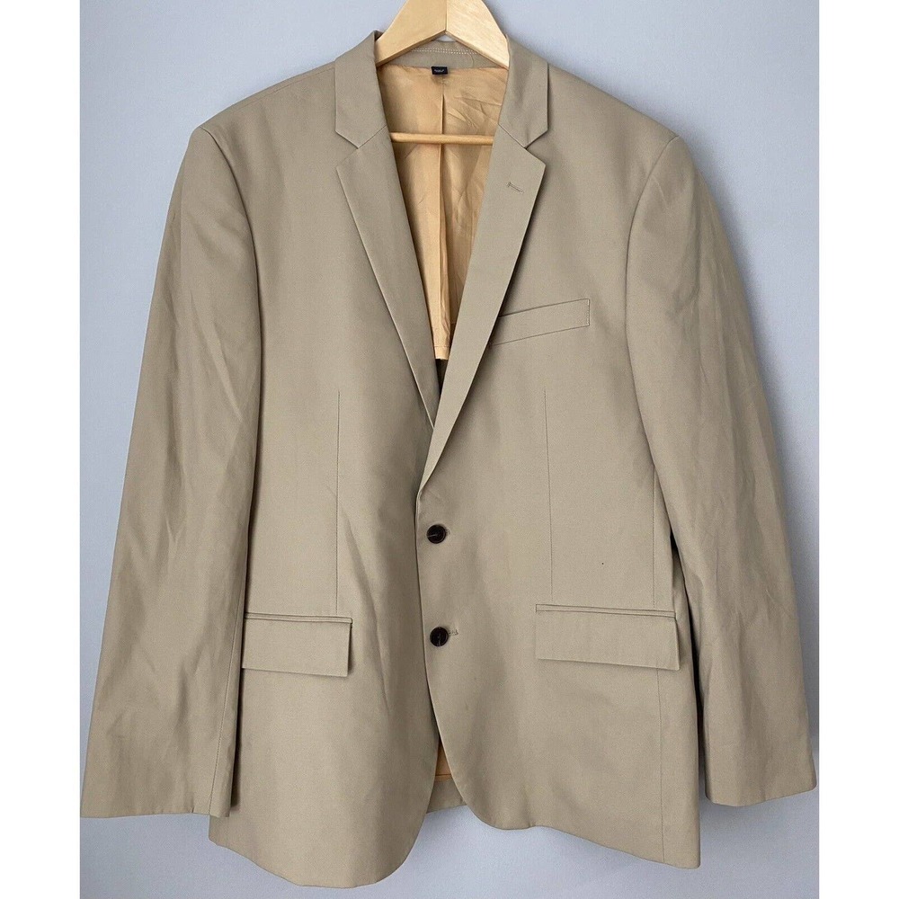 J. Crew Light Khaki Single-Breasted Sport Coat